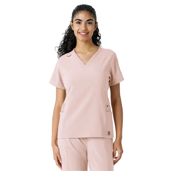 Carhartt Scrubs - Force Essentials - Women's Knit Panel Top - Carhartt Scrubs - Force Essentials - Women's Knit Panel Top - Image 20 of 26