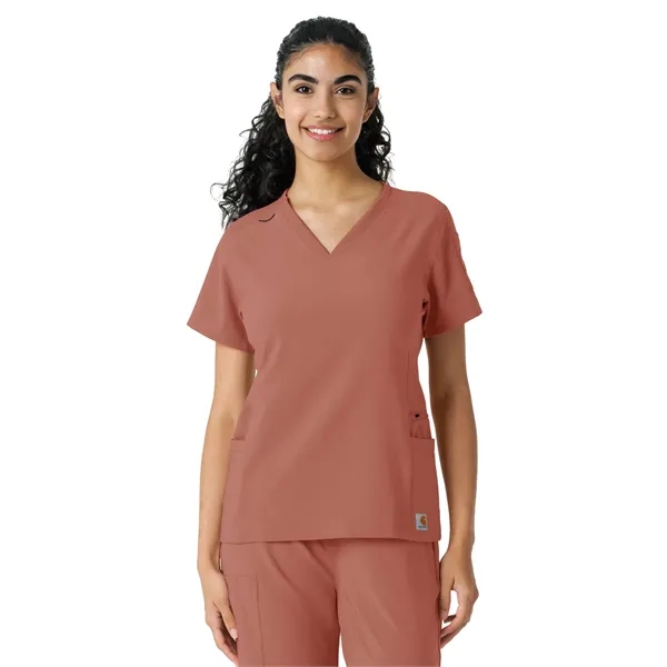 Carhartt Scrubs - Force Essentials - Women's Knit Panel Top - Carhartt Scrubs - Force Essentials - Women's Knit Panel Top - Image 24 of 26
