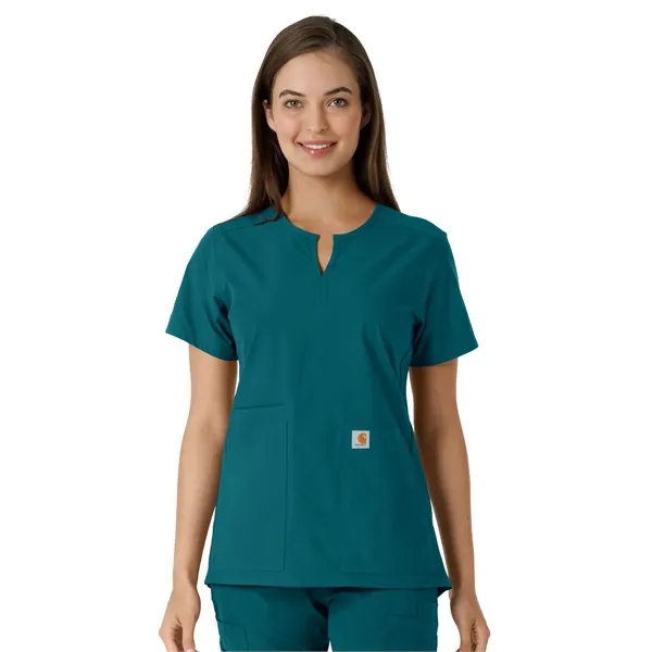 Carhartt Scrubs - Force Essentials Women's Notch Neck Tun... - Carhartt Scrubs - Force Essentials Women's Notch Neck Tun... - Image 3 of 35