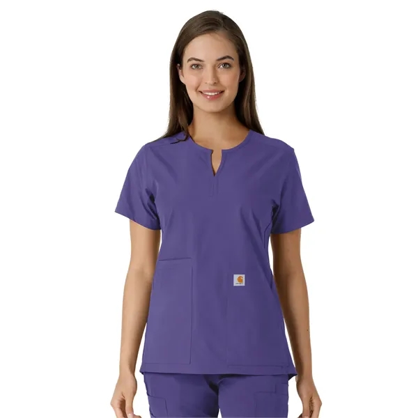 Carhartt Scrubs - Force Essentials Women's Notch Neck Tun... - Carhartt Scrubs - Force Essentials Women's Notch Neck Tun... - Image 11 of 35