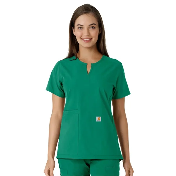 Carhartt Scrubs - Force Essentials Women's Notch Neck Tun... - Carhartt Scrubs - Force Essentials Women's Notch Neck Tun... - Image 15 of 35
