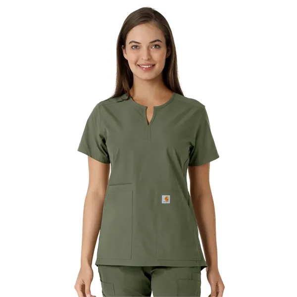 Carhartt Scrubs - Force Essentials Women's Notch Neck Tun... - Carhartt Scrubs - Force Essentials Women's Notch Neck Tun... - Image 21 of 35
