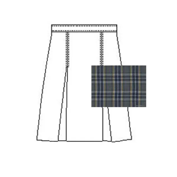 A+ Uniforms - Girls' Model 34 Polyester Plaid Skirt - A+ Uniforms - Girls' Model 34 Polyester Plaid Skirt - Image 2 of 19