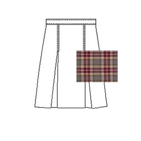 A+ Uniforms - Girls' Model 34 Polyester Plaid Skirt - A+ Uniforms - Girls' Model 34 Polyester Plaid Skirt - Image 3 of 19