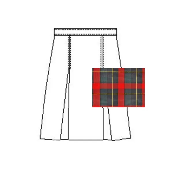A+ Uniforms - Girls' Model 34 Polyester Plaid Skirt - A+ Uniforms - Girls' Model 34 Polyester Plaid Skirt - Image 8 of 19