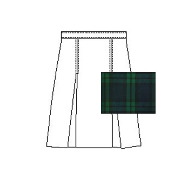 A+ Uniforms - Girls' Model 34 Polyester Plaid Skirt - A+ Uniforms - Girls' Model 34 Polyester Plaid Skirt - Image 11 of 19