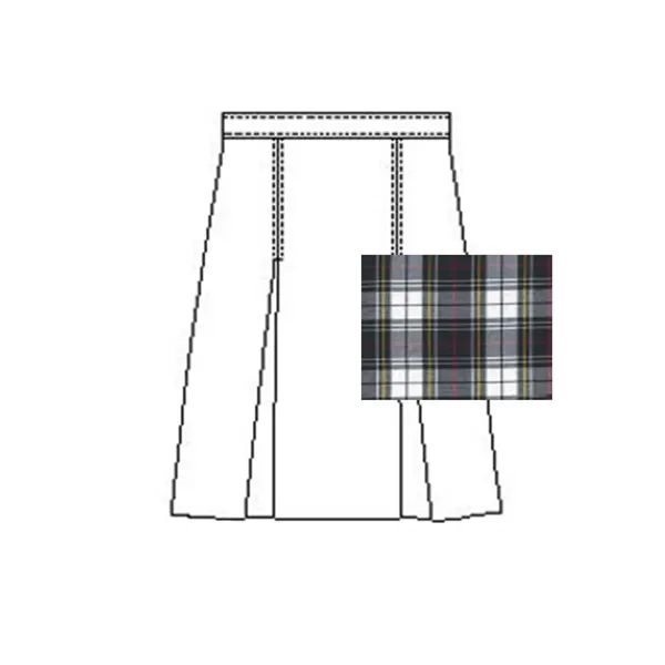 A+ Uniforms - Girls' Model 34 Polyester Plaid Skirt - A+ Uniforms - Girls' Model 34 Polyester Plaid Skirt - Image 14 of 19
