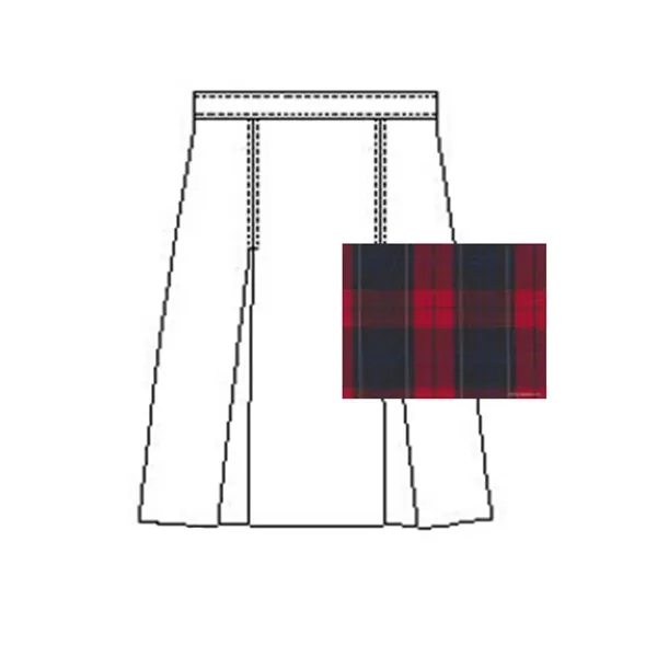 A+ Uniforms - Girls' Model 34 Polyester Plaid Skirt - A+ Uniforms - Girls' Model 34 Polyester Plaid Skirt - Image 17 of 19