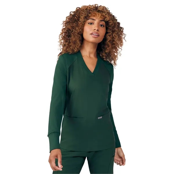 Landau - Forward - Women's Two-Pocket V-Neck Scrub Top - Landau - Forward - Women's Two-Pocket V-Neck Scrub Top - Image 3 of 9
