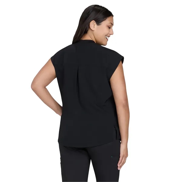 Basics - Women's Two-Pocket Round Neck Scrub Top - Basics - Women's Two-Pocket Round Neck Scrub Top - Image 1 of 11