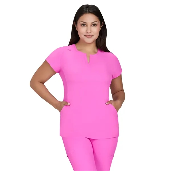 Lite - Women's Two-Pocket Split-V-Neck Scrub Top - Lite - Women's Two-Pocket Split-V-Neck Scrub Top - Image 3 of 3