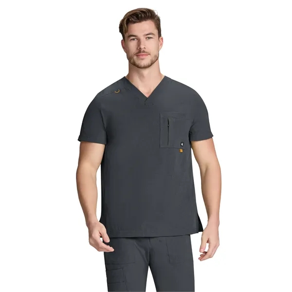 koi - Solis - Men's Four-Pocket V-Neck Caldwell Scrub Top - koi - Solis - Men's Four-Pocket V-Neck Caldwell Scrub Top - Image 3 of 9