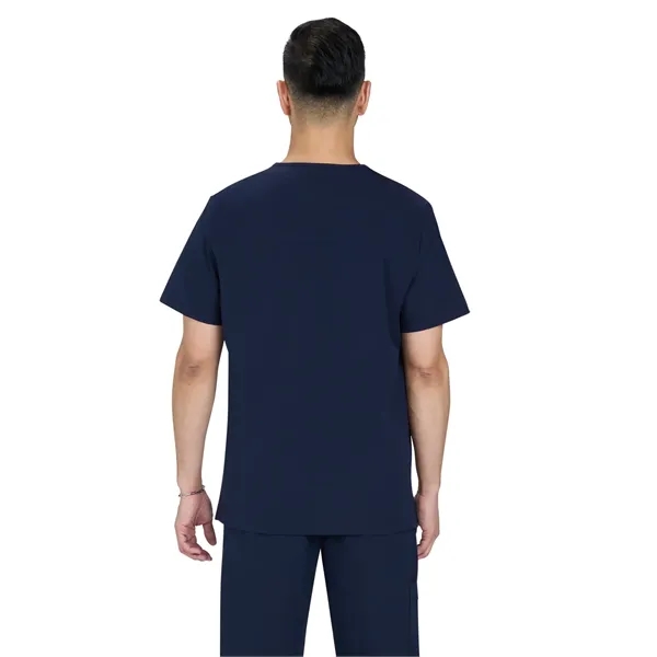 koi - Solis - Men's Four-Pocket V-Neck Caldwell Scrub Top - koi - Solis - Men's Four-Pocket V-Neck Caldwell Scrub Top - Image 6 of 9