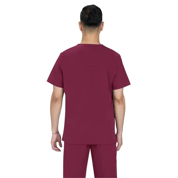 koi - Solis - Men's Four-Pocket V-Neck Caldwell Scrub Top - koi - Solis - Men's Four-Pocket V-Neck Caldwell Scrub Top - Image 8 of 9