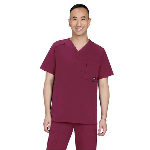 koi - Solis - Men's Four-Pocket V-Neck Caldwell Scrub Top - koi - Solis - Men's Four-Pocket V-Neck Caldwell Scrub Top - Image 9 of 9