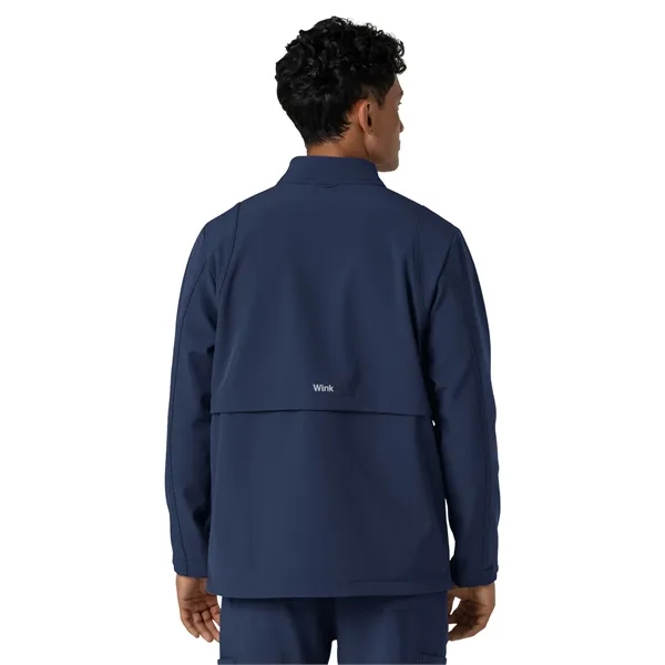 Wink- Layers - Men's Four-Pocket Soft Shell Scrub Jacket - Wink- Layers - Men's Four-Pocket Soft Shell Scrub Jacket - Image 2 of 5
