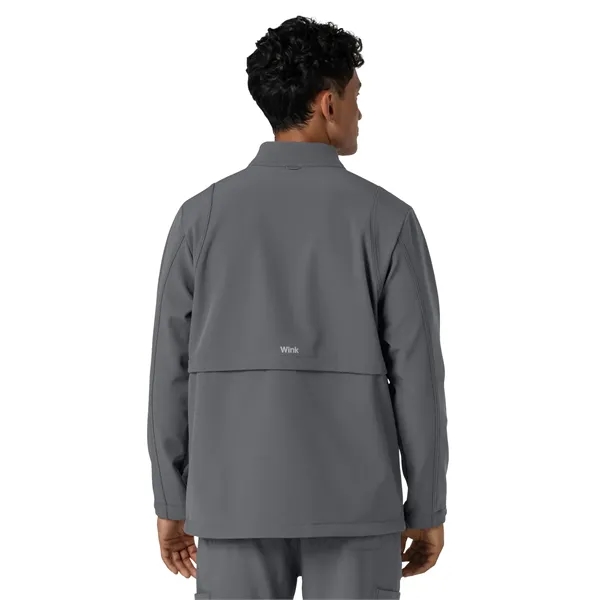 Wink- Layers - Men's Four-Pocket Soft Shell Scrub Jacket - Wink- Layers - Men's Four-Pocket Soft Shell Scrub Jacket - Image 4 of 5