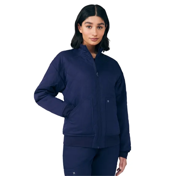 White Cross - VIBE - Women's Three-Pocket Scrub Jacket - White Cross - VIBE - Women's Three-Pocket Scrub Jacket - Image 3 of 3