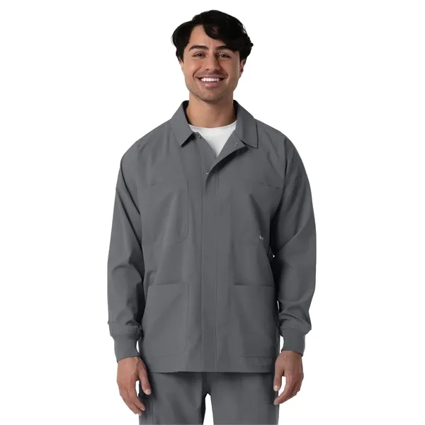 Wink - Nurtur - Men's Four-Pocket Scrub Shirt Jacket - Wink - Nurtur - Men's Four-Pocket Scrub Shirt Jacket - Image 5 of 7