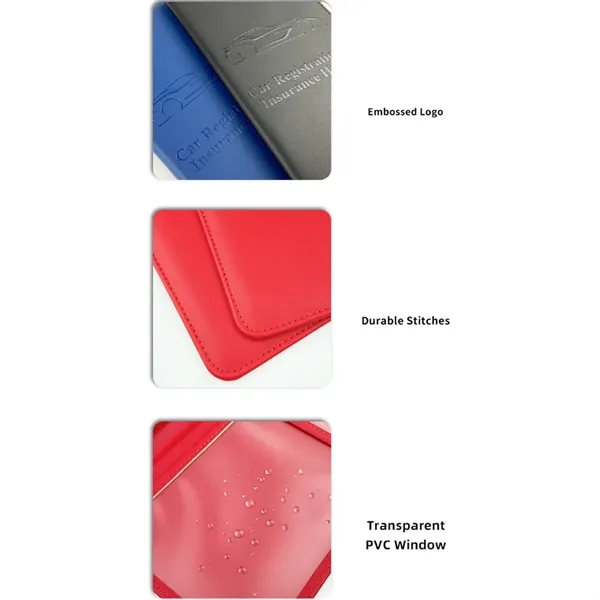 Auto truck case car registration and insurance card holder - Auto truck case car registration and insurance card holder - Image 2 of 4