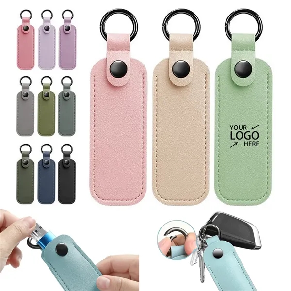 USB Flash Drive Holder Protective Case with Keychain - USB Flash Drive Holder Protective Case with Keychain - Image 0 of 6