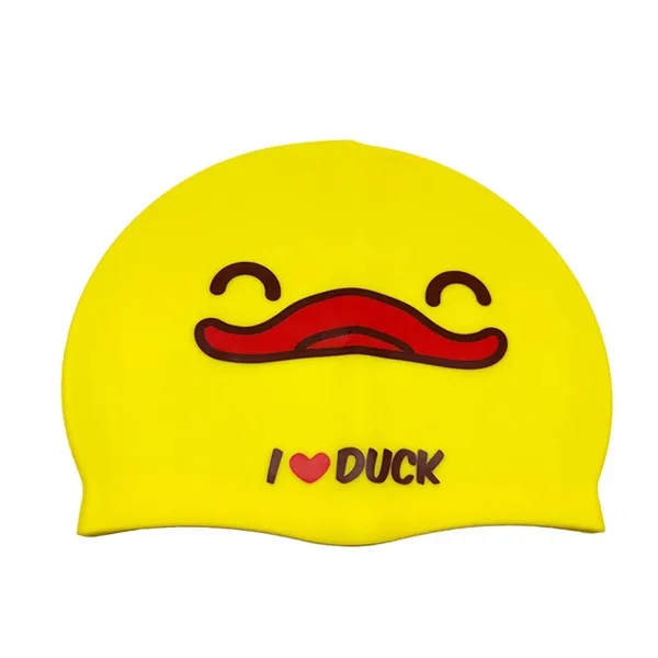 Custom Children Silicone Swimming Cap - Custom Children Silicone Swimming Cap - Image 2 of 3