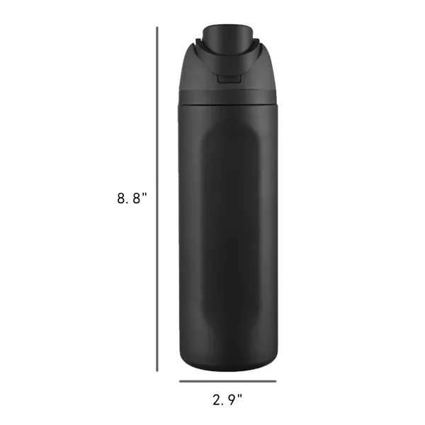 16 Oz Insulated Stainless Steel Water Bottle with Straw - 16 Oz Insulated Stainless Steel Water Bottle with Straw - Image 1 of 6