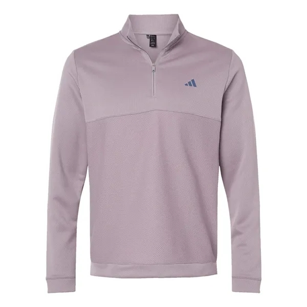 Adidas Men's Ultimate365 Textured Quarter-Zip Pullover - Adidas Men's Ultimate365 Textured Quarter-Zip Pullover - Image 5 of 12