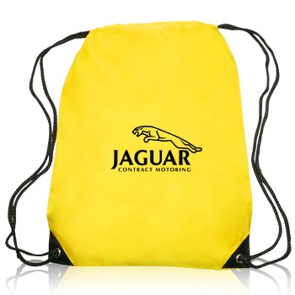 Quick Ship Drawstring Backpack w/ Reinforced Corners 14"x18" - Quick Ship Drawstring Backpack w/ Reinforced Corners 14"x18" - Image 4 of 28