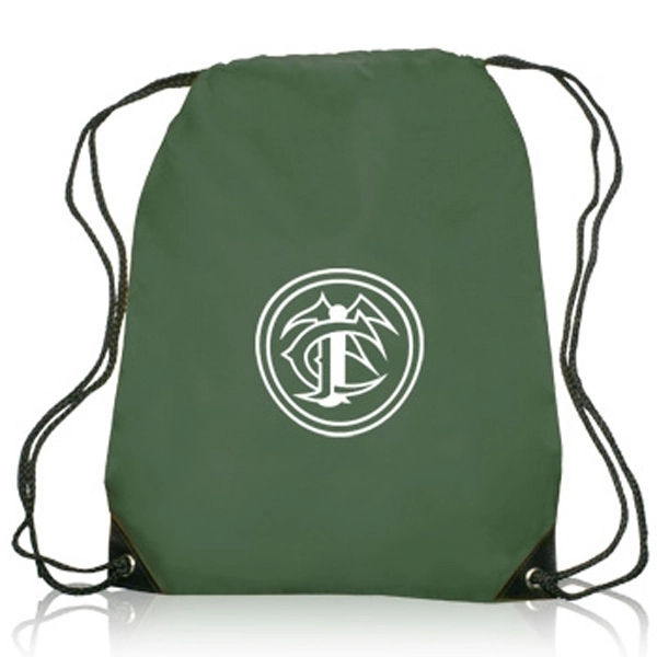 Quick Ship Drawstring Backpack w/ Reinforced Corners 14"x18" - Quick Ship Drawstring Backpack w/ Reinforced Corners 14"x18" - Image 8 of 28