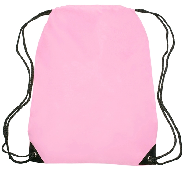 Quick Ship Drawstring Backpack w/ Reinforced Corners 14"x18" - Quick Ship Drawstring Backpack w/ Reinforced Corners 14"x18" - Image 21 of 28