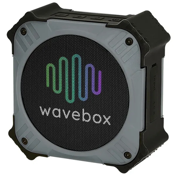 5W Solar Waterproof Bluetooth® Speaker - 5W Solar Waterproof Bluetooth® Speaker - Image 0 of 1