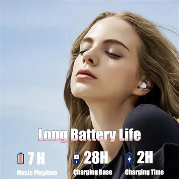 Ear-clip Bluetooth Wireless Earbuds Headphones - Ear-clip Bluetooth Wireless Earbuds Headphones - Image 3 of 8
