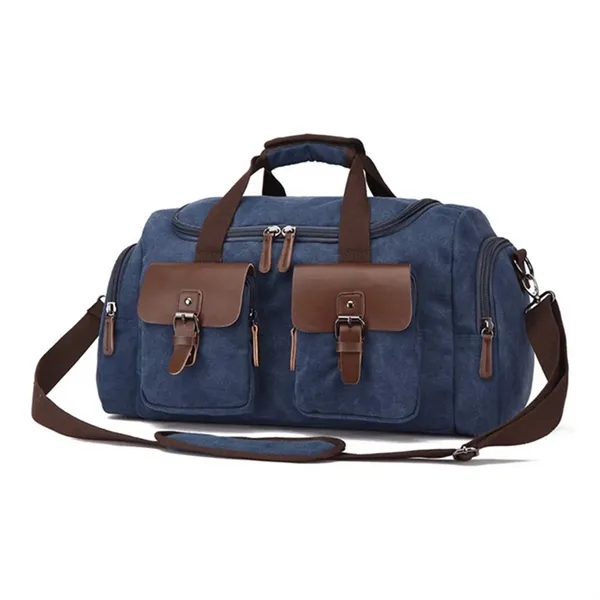 Large-capacity Wear-resistant Canvas Travel Bag - Large-capacity Wear-resistant Canvas Travel Bag - Image 7 of 11