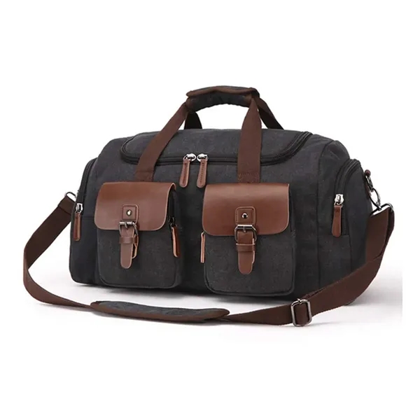 Large-capacity Wear-resistant Canvas Travel Bag - Large-capacity Wear-resistant Canvas Travel Bag - Image 8 of 11