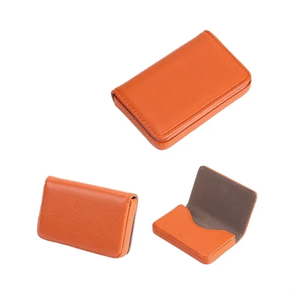 Pu Leather Business Card Holder - Pu Leather Business Card Holder - Image 1 of 9