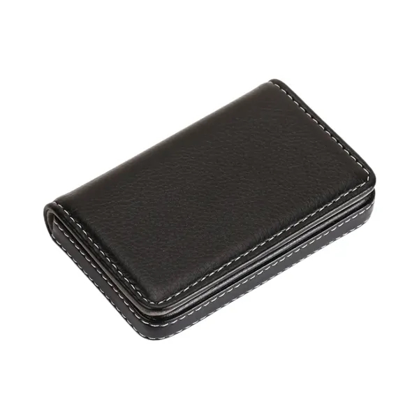 Pu Leather Business Card Holder - Pu Leather Business Card Holder - Image 2 of 9