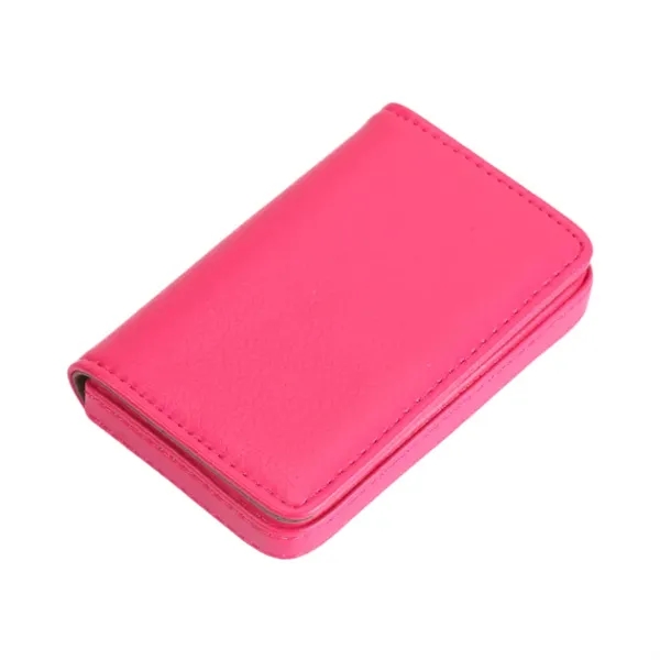 Pu Leather Business Card Holder - Pu Leather Business Card Holder - Image 3 of 9