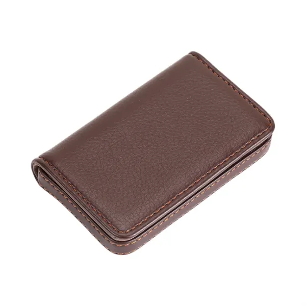 Pu Leather Business Card Holder - Pu Leather Business Card Holder - Image 5 of 9