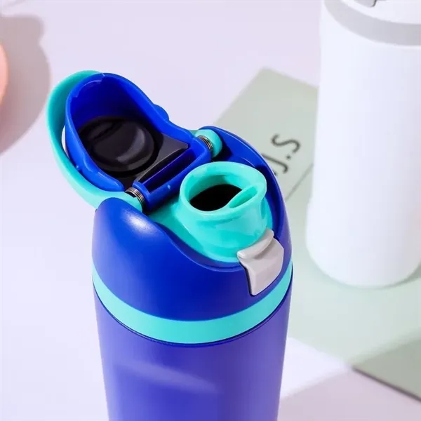 Vacuum Insulated Stainless Steel Water Bottle with Spout - Vacuum Insulated Stainless Steel Water Bottle with Spout - Image 2 of 9