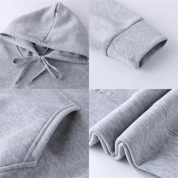 Kangaroo Pocket Long Sleeve Loose Hoodie Sweatshirt - Kangaroo Pocket Long Sleeve Loose Hoodie Sweatshirt - Image 1 of 1