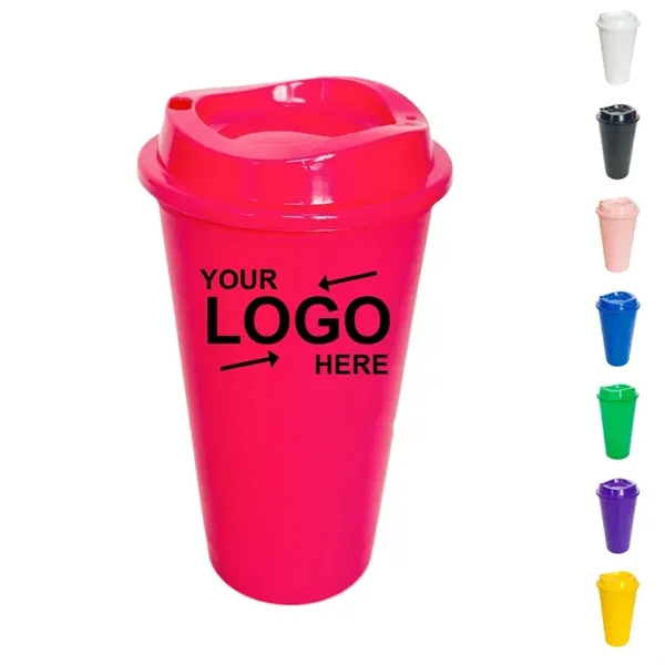 16Oz Coffee Cup With Lid - 16Oz Coffee Cup With Lid - Image 0 of 8