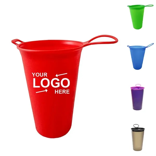 7Oz Portable Outdoor Folding Soft Water Cup - 7Oz Portable Outdoor Folding Soft Water Cup - Image 0 of 6