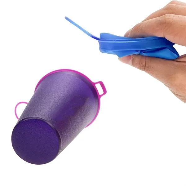 7Oz Portable Outdoor Folding Soft Water Cup - 7Oz Portable Outdoor Folding Soft Water Cup - Image 1 of 6