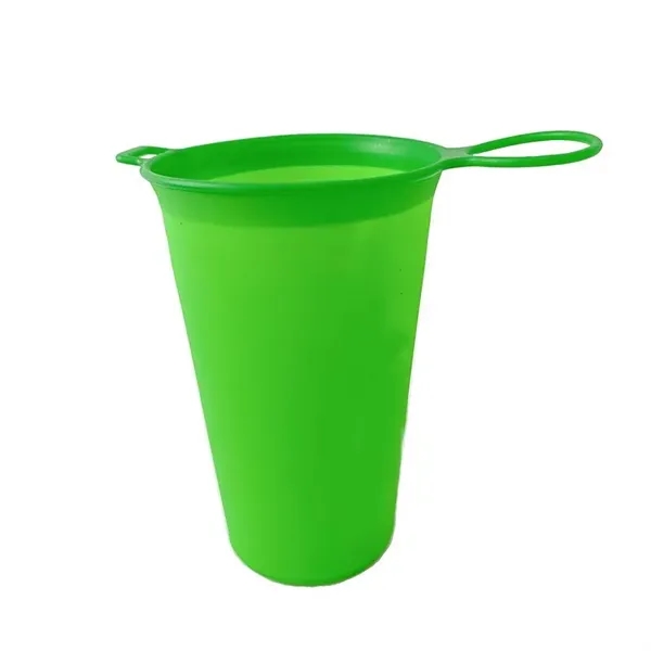 7Oz Portable Outdoor Folding Soft Water Cup - 7Oz Portable Outdoor Folding Soft Water Cup - Image 3 of 6