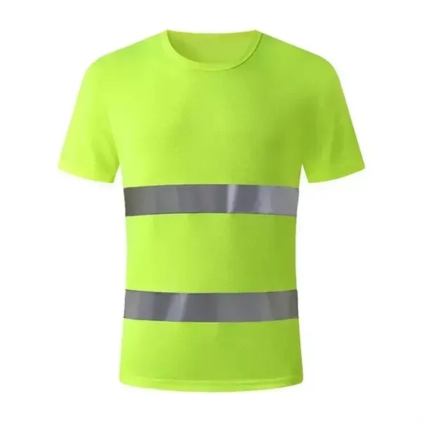 Round Neck Reflective Safe T-shirt - Round Neck Reflective Safe T-shirt - Image 3 of 6