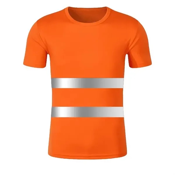 Round Neck Reflective Safe T-shirt - Round Neck Reflective Safe T-shirt - Image 5 of 6