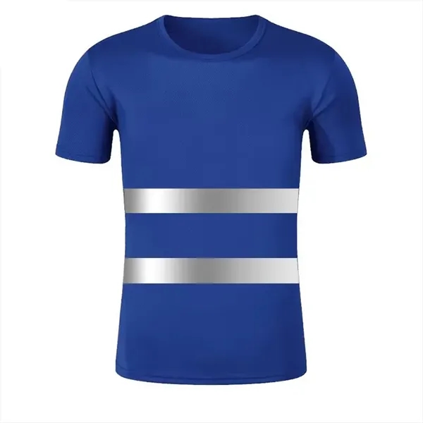Round Neck Reflective Safe T-shirt - Round Neck Reflective Safe T-shirt - Image 6 of 6
