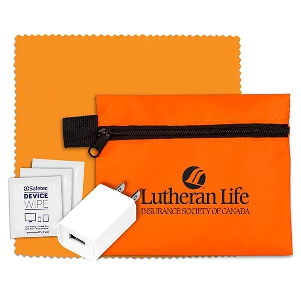 Tech Home and Travel Kit w/ Cleaning Cloth / Wall Charger - Tech Home and Travel Kit w/ Cleaning Cloth / Wall Charger - Image 2 of 21