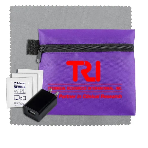 Tech Home and Travel Kit w/ Cleaning Cloth / Wall Charger - Tech Home and Travel Kit w/ Cleaning Cloth / Wall Charger - Image 5 of 21